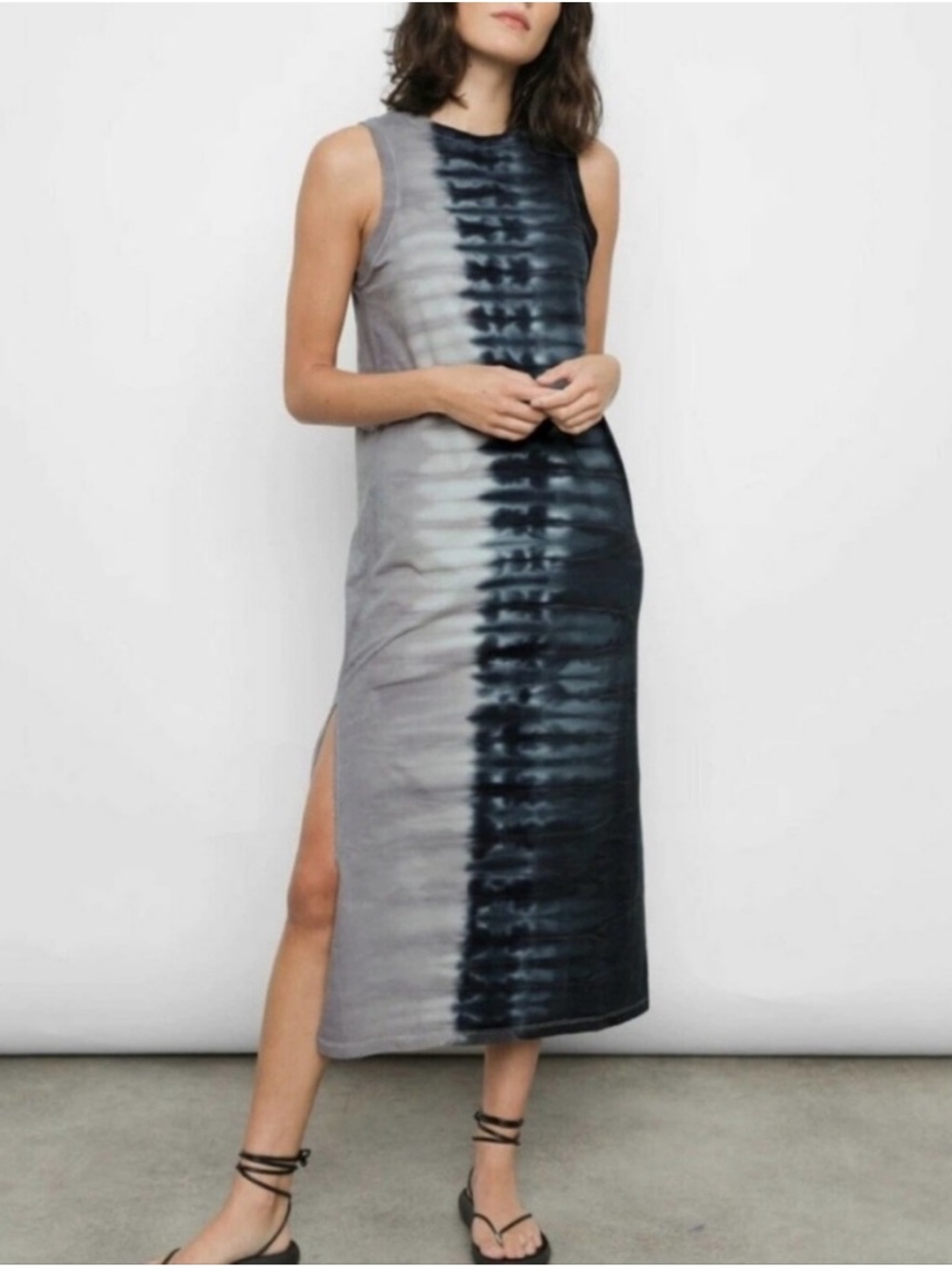 Rails The Tank Dress Black Navy Dip Dye XS